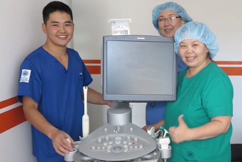 Envision donates used Ultrasound machine to Mongolian hospital